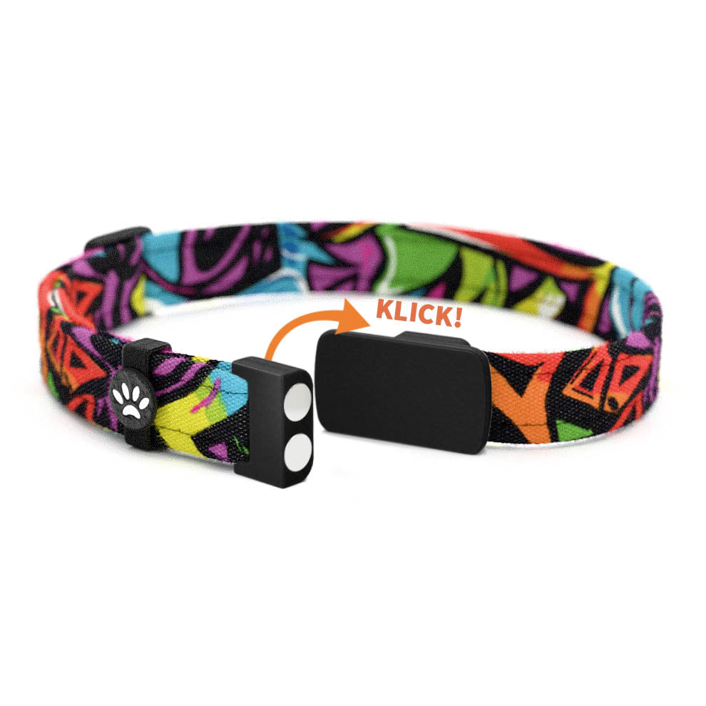 SPIKE Personalisiertes Katzenhalsband mit Magnetverschluss