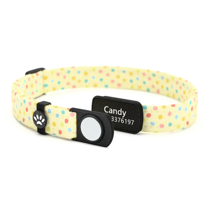 CANDY Personalisiertes Katzenhalsband mit Magnetverschluss