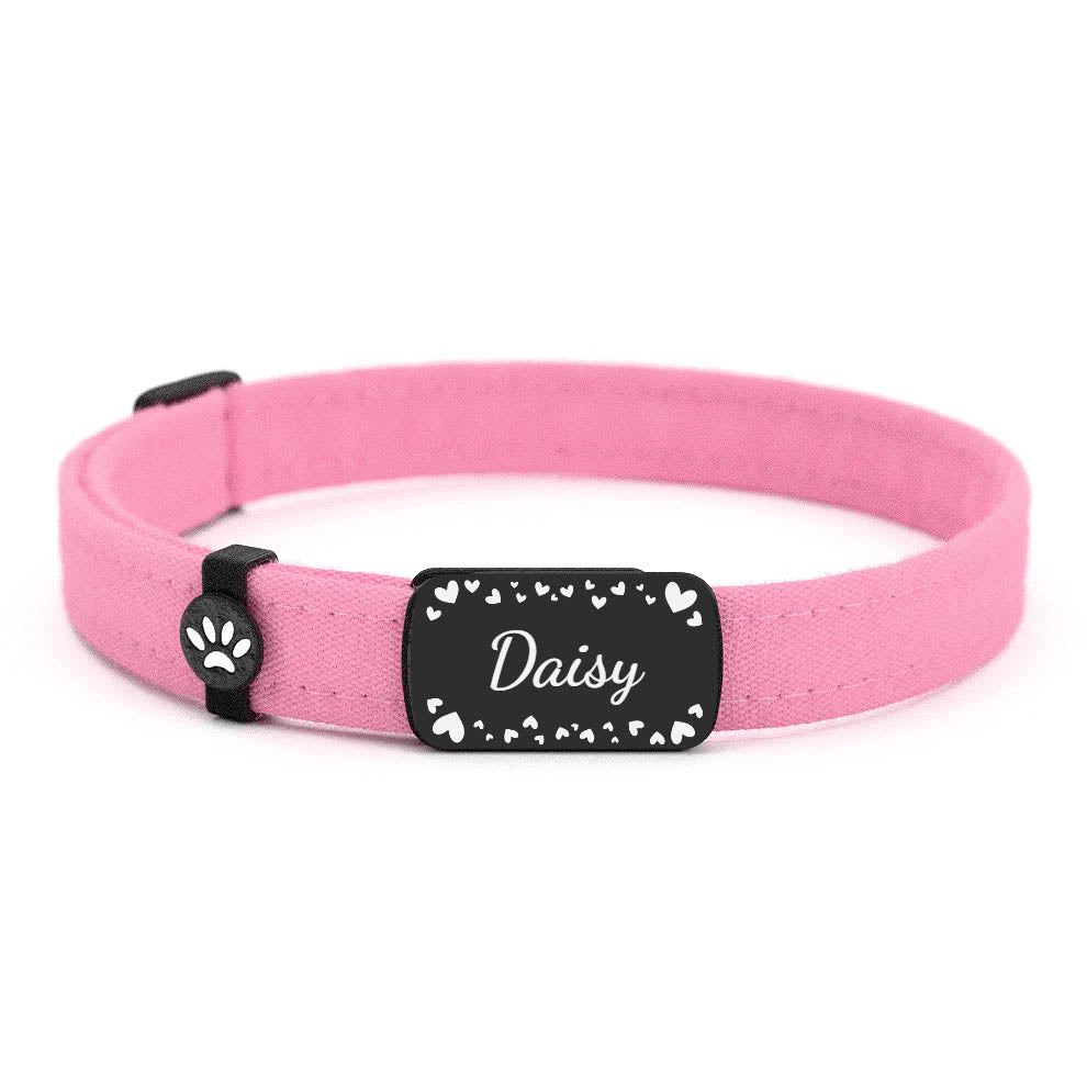 DAISY Personalisiertes Katzenhalsband mit Magnetverschluss