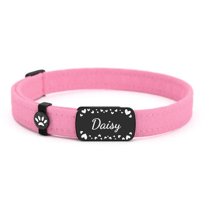DAISY Personalisiertes Katzenhalsband mit Magnetverschluss