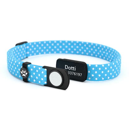 DOTTI Personalisiertes Katzenhalsband mit Magnetverschluss