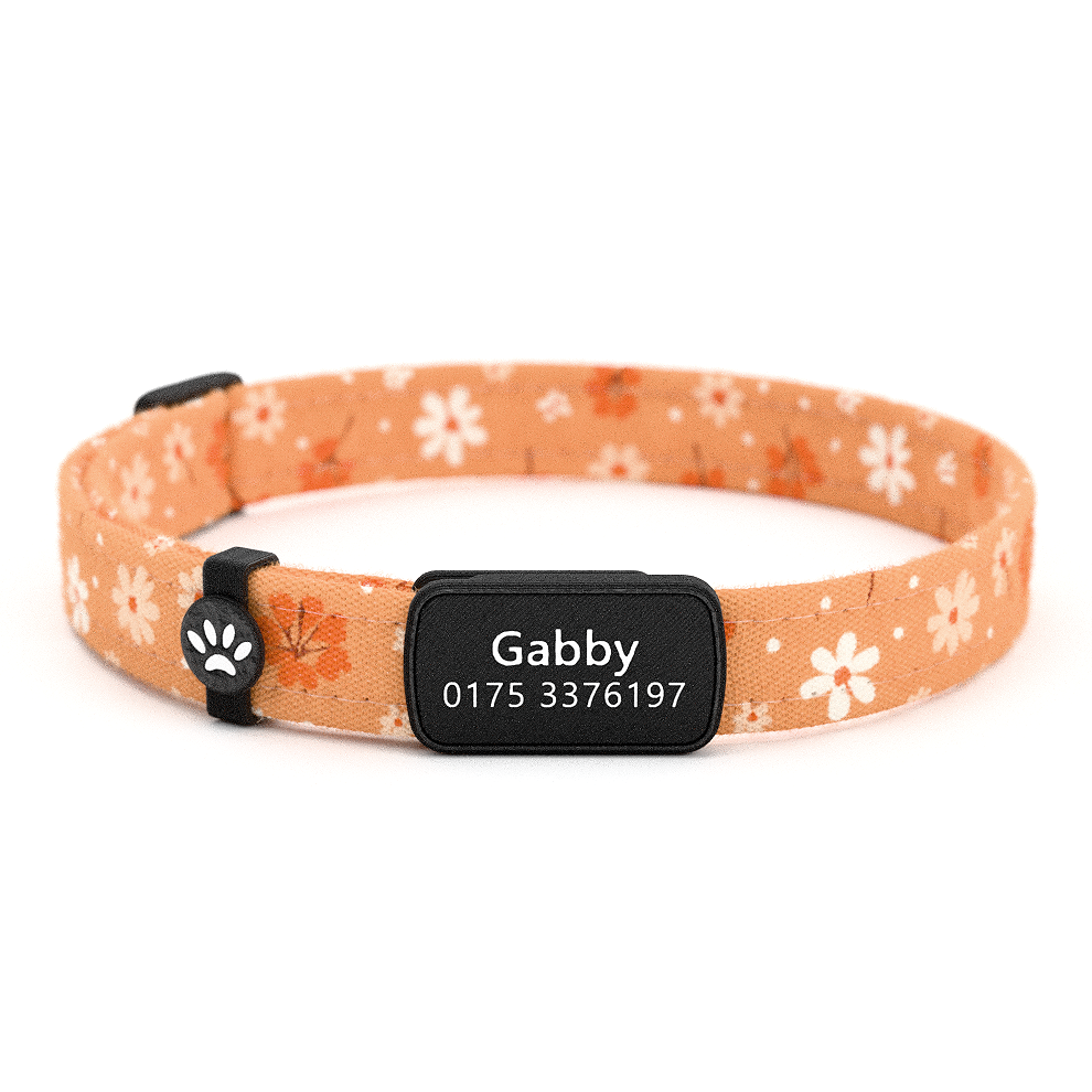 GABBY Personalisiertes Katzenhalsband mit Magnetverschluss
