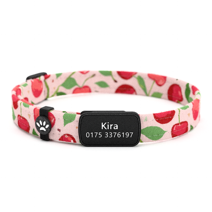 KIRA Personalisiertes Katzenhalsband mit Magnetverschluss