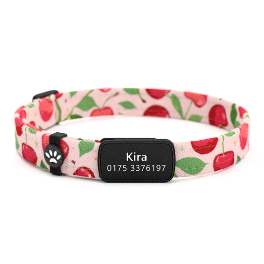 KIRA Personalisiertes Katzenhalsband mit Magnetverschluss