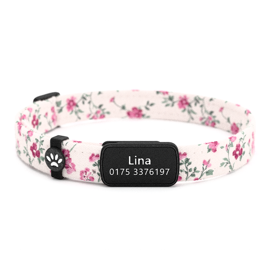 LINA Personalisiertes Katzenhalsband mit Magnetverschluss