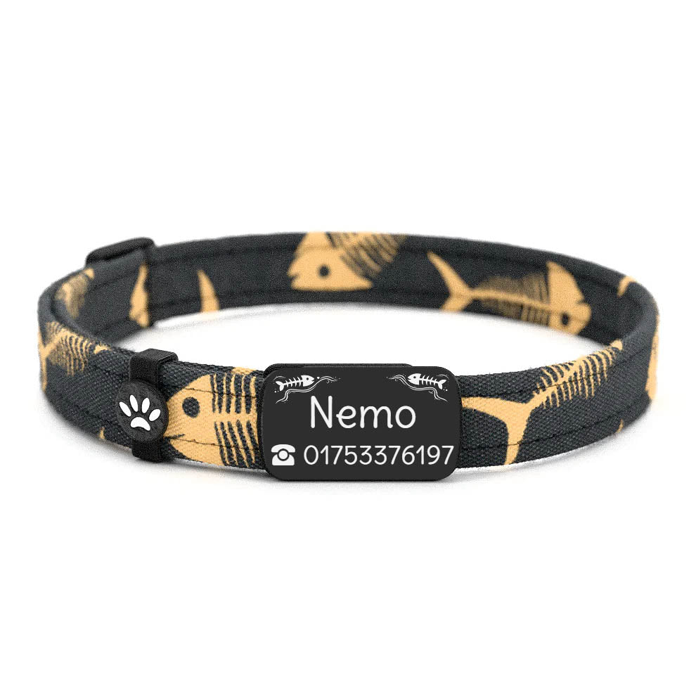 NEMO Personalisiertes Katzenhalsband mit Magnetverschluss