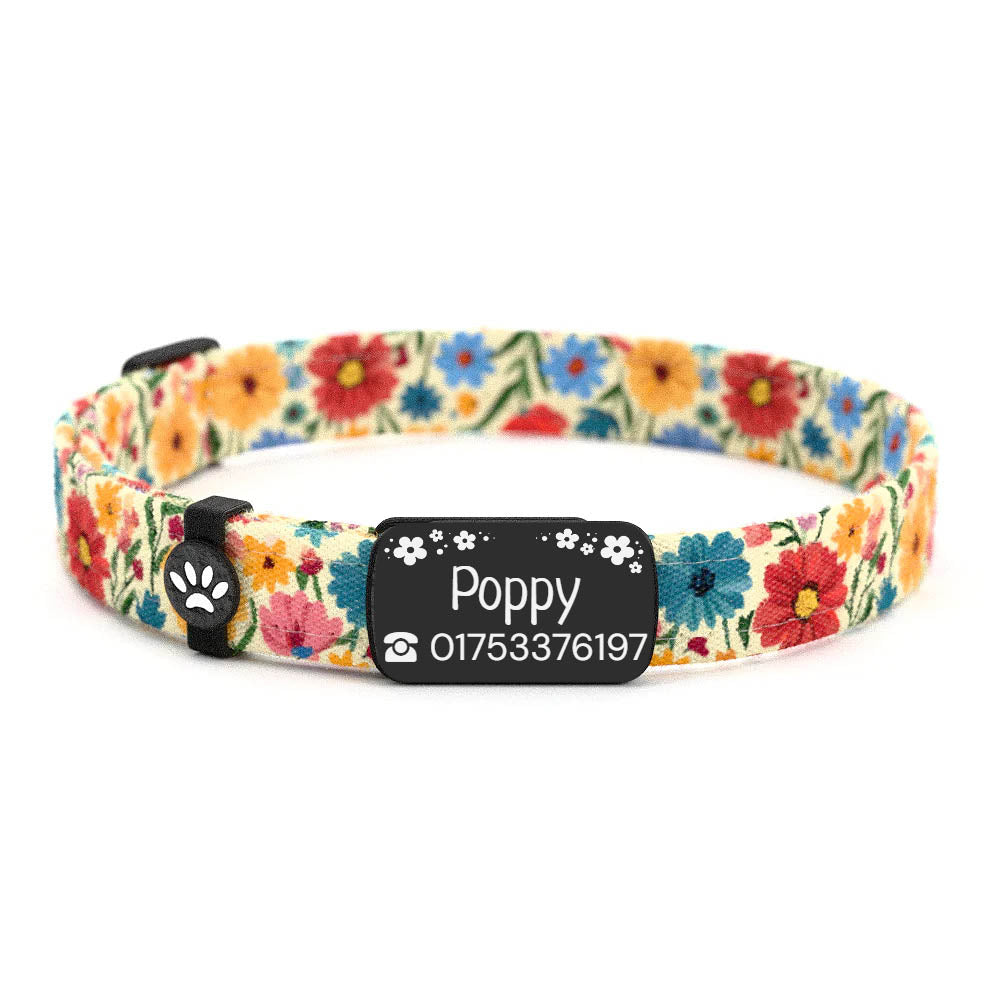 POPPY Personalisiertes Katzenhalsband mit Magnetverschluss