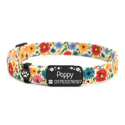 POPPY Personalisiertes Katzenhalsband mit Magnetverschluss