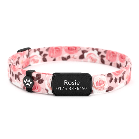 ROSIE Personalisiertes Katzenhalsband mit Magnetverschluss