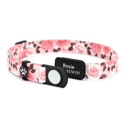 ROSIE Personalisiertes Katzenhalsband mit Magnetverschluss