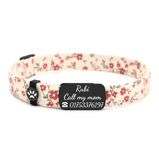 RUBI Personalisiertes Katzenhalsband mit Magnetverschluss