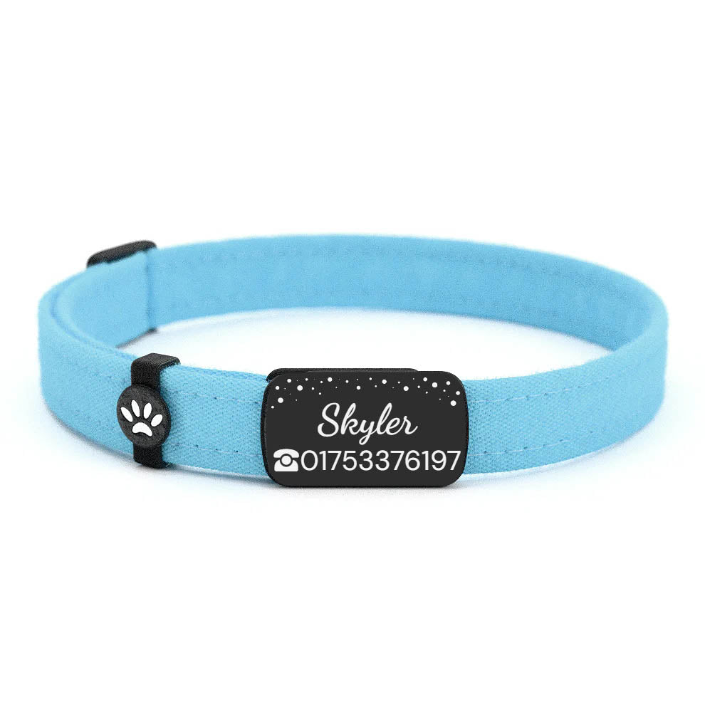 SKYLER Personalisiertes Katzenhalsband mit Magnetverschluss