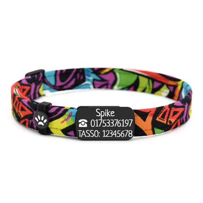 SPIKE Personalisiertes Katzenhalsband mit Magnetverschluss