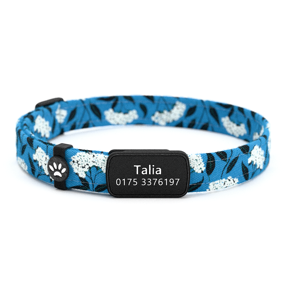 TALIA Personalisiertes Katzenhalsband mit Magnetverschluss