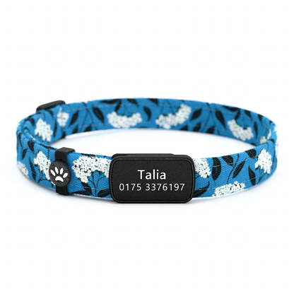 TALIA Personalisiertes Katzenhalsband mit Magnetverschluss