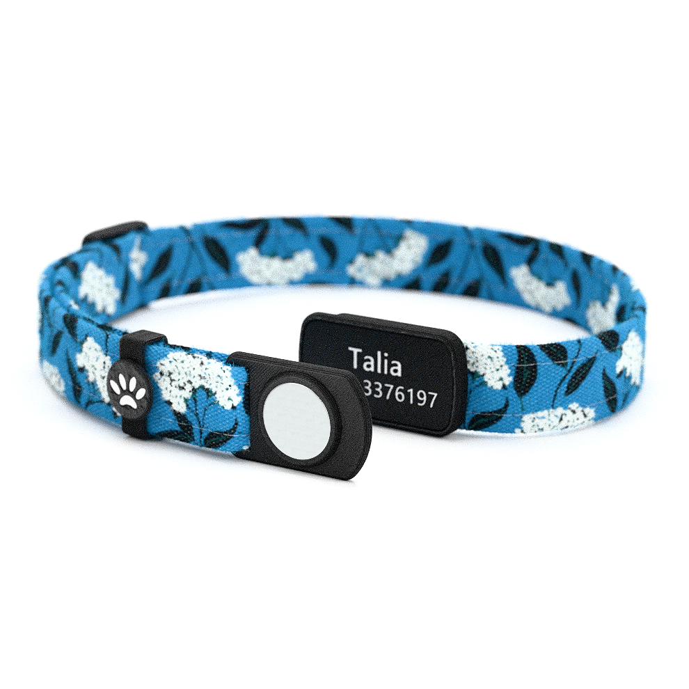 TALIA Personalisiertes Katzenhalsband mit Magnetverschluss